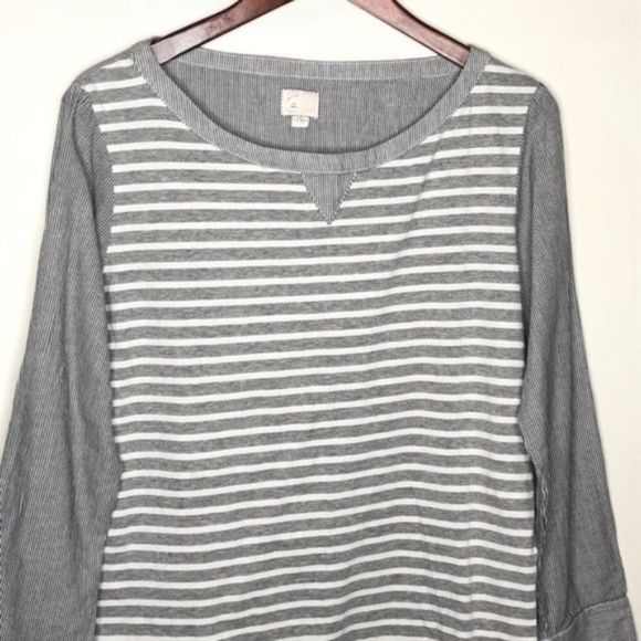 ANTHROPOLOGIE Postmark Conductor Stripe Top - Picture 5 of 12